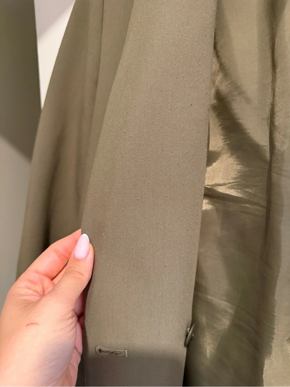 Zara Olive Green blazer size small - Picture 3 of 6